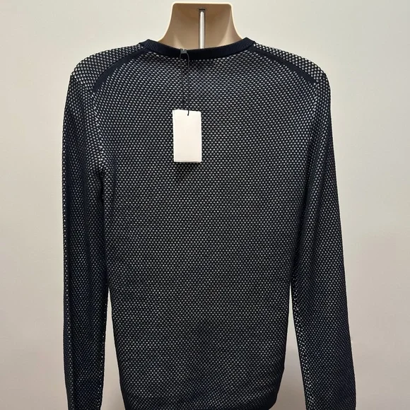 Theory Riland St Crew Sweater - Eclipse/Ivory